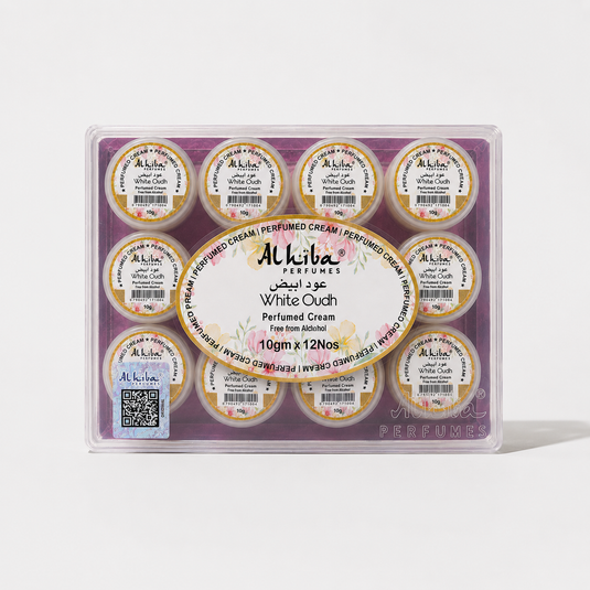 Al Hiba Perfumes - White Oudh Perfumed Cream (Pack of 12)